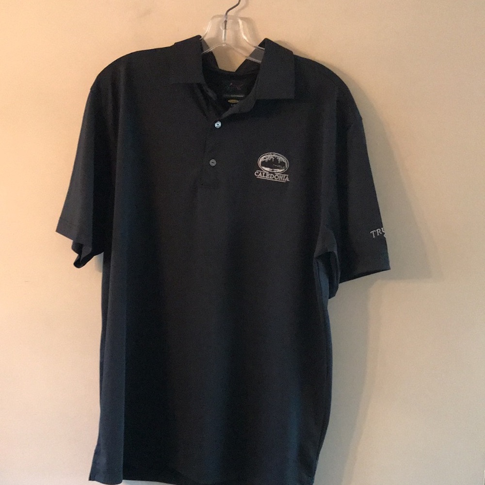 Greg Norman for Calloway  Navy Golf Shirt NWT Size Large